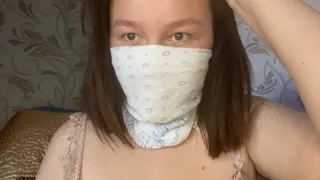 Cum on mask