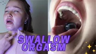 swallow orgasm from grape nd banana