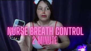 2 minute holding breath Nurse