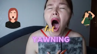 hot yawning