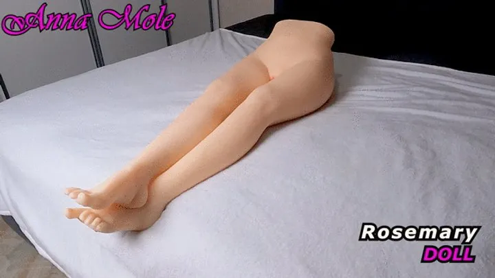 Ass and feet sex doll by RosemaryDoll PAWG fucks new sexy doll Active riding on a dildo