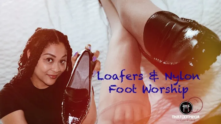 Loafers And Nylon Foot Worship