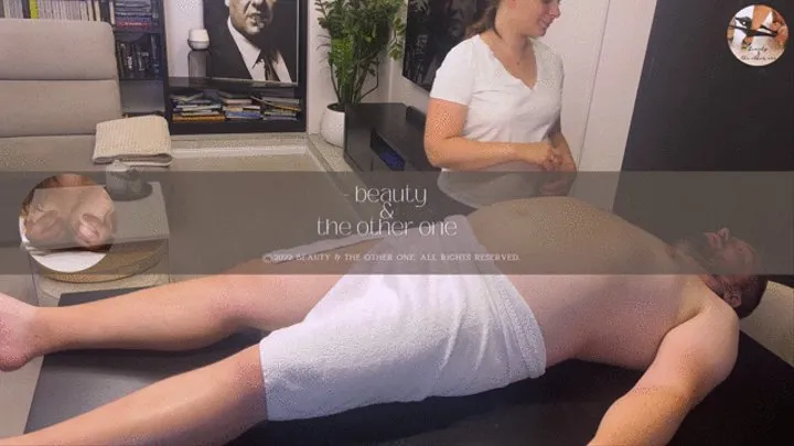 he asked for a massage but I just wanted to suck his cock & made him cum twice!