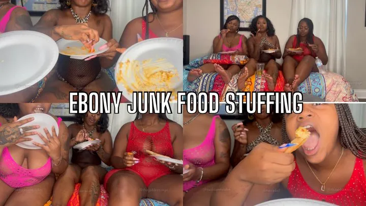 Ebony junk food stuffing