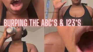 Burping the ABCs &amp; 123s