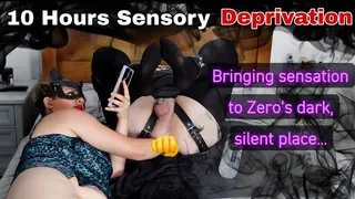 10 Hours in Femdom Sensory Deprivation Bondage