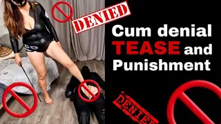 Femdom Mistress Cum Denial Tease Punishment Handjob Bondage BDSM FLR Ball Kicking Whipping Chastity Cage