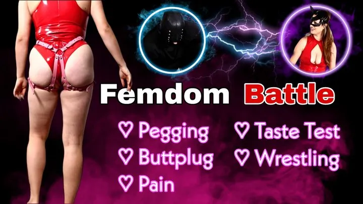 Femdom Battle Arena! Mixed Wrestling Games Bondage BDSM Female Domination