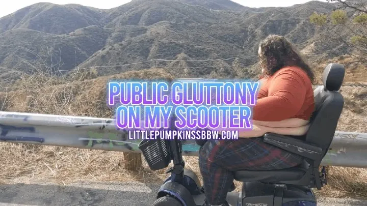 Public Gluttony on My Scooter