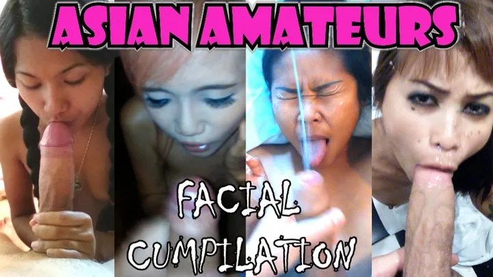 Asian Amateur Facial Cumpilation