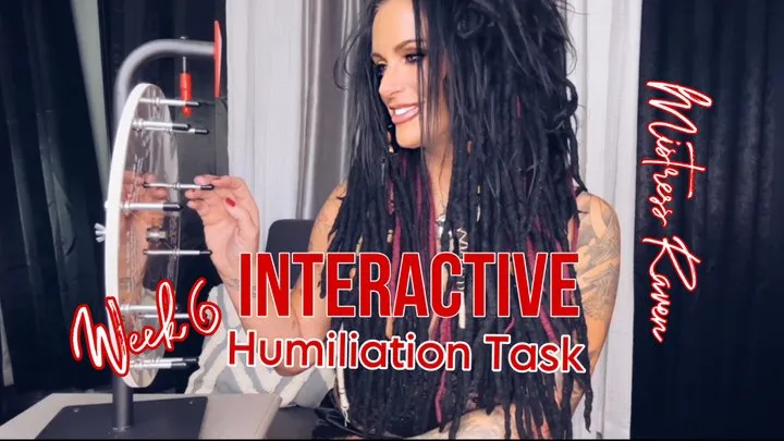 INTERACTIVE HUMILIATION TASK 2023 - WEEK 6