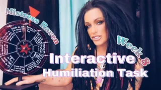 INTERACTIVE HUMILIATION TASK 2023 - WEEK 8