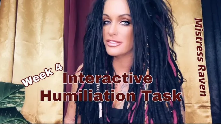 INTERACTIVE HUMILIATION TASK 2023 - WEEK 4