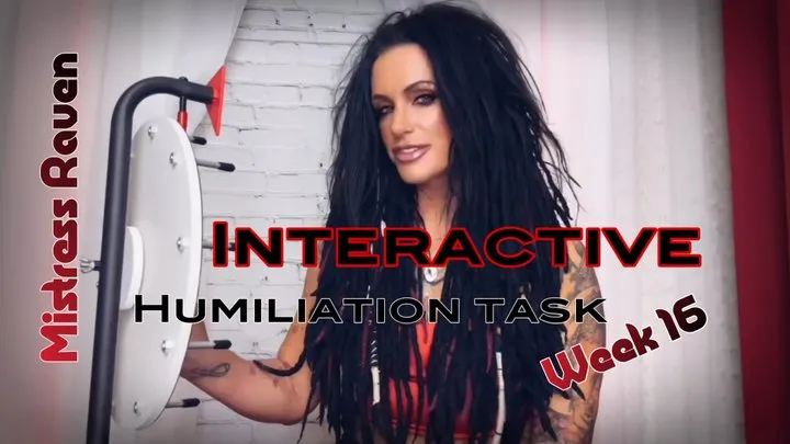 INTERACTIVE HUMILIATION TASK 2023 - WEEK 16