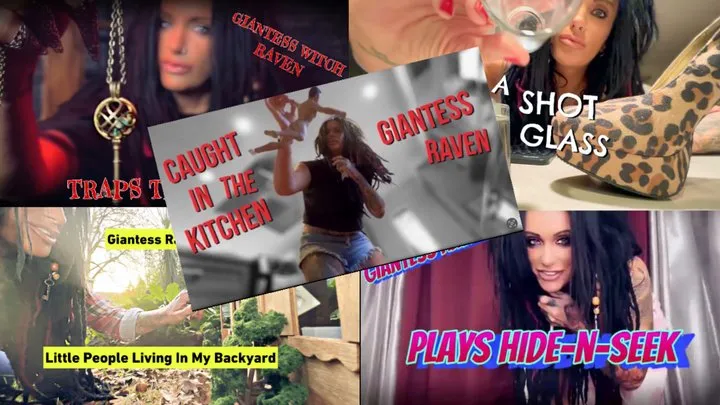 GIANTESS - BUNDLE OF 5 CLIPS