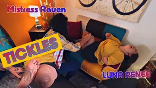 MISTRESS RAVEN TICKLES LUNA RENEE