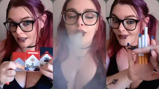 Smoking 3 different types of Marlboros