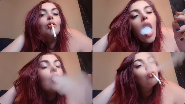 Wake up and cum for me and my smoke