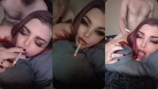 Smoking while getting fucked