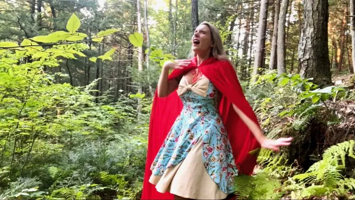 Red Riding Hood Sneezes in Forest