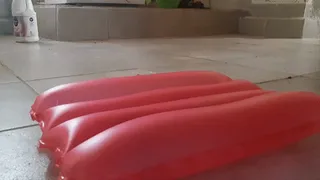 Stomping inflatables pillow