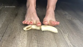 Crushing Bananas With My Feet