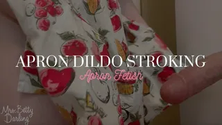 Vintage Housewife Apron Fetish Dildo Masturbation