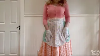 Vintage Housewife Striptease and Panty Masturbation