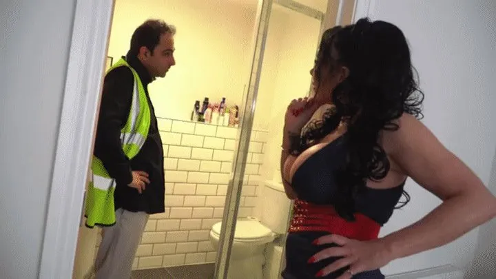 Hot Milf Negotiates discount with Plumber