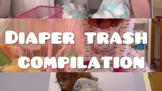 Diaper trash compilation - 3 video