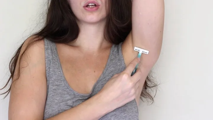 Watch Me Shave My Armpits - Prickly Armpits Shaving