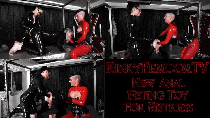 New Anal Fisting Toy ft Mistress Lady Black Diamond Miss Van Licks Maz Morbid (German and English) #fisting