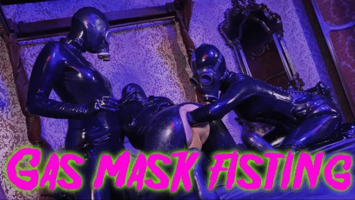 Gas Mask Fisting with Patricia and Valeska @mazmorbidfetish #fisting #anal #latex