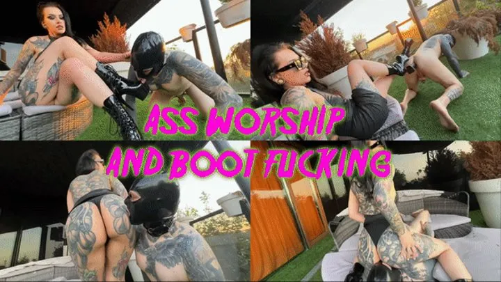 Ass Worship and Boot Fucking ft Mistress Demoness Luna