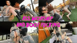 Ass Worship and Boot Fucking ft Mistress Demoness Luna