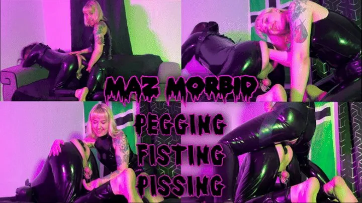 Pegging Fisting Pissing ft Mistress Audrey Brynn Maz Morbid