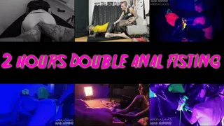 2 hour Double Anal Fisting Compilation ft Mistress Anura Laas Maz Morbid