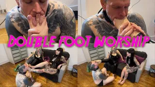 Double Foot Worship with Mistress Patricia Maz Morbid Oyuki