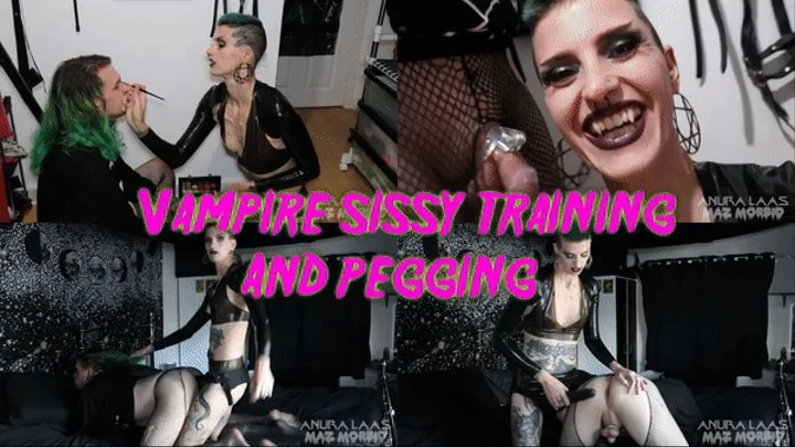 Vampire Sissy Makeover and Pegging ft Anura Laas Maz Morbid