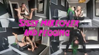 Sissy Pegging Training and Make Over with Lady Valeska and Maz Morbid