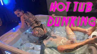 Hot Tub Dunking with Mistress Demoness Luna Maz Morbid 9 60fps - Foot Fetish Face Sitting Dunking Femdom @mazmorbidfetish