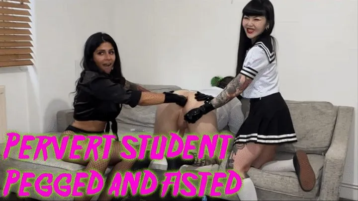 Pevert Student Pegged and Fisted ft Mistress Patricia Sophia Sahara Maz Morbid #fisting @mazmorbidfetish