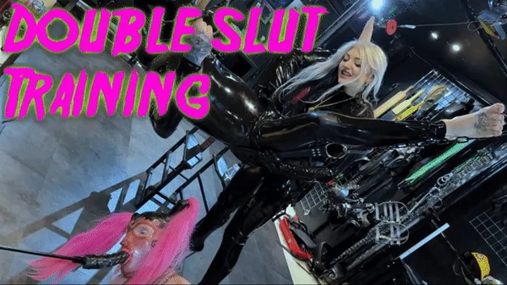 Double Slut Training ft Mistress Oyuki Maz Morbid #pegging @mazmorbidfetish