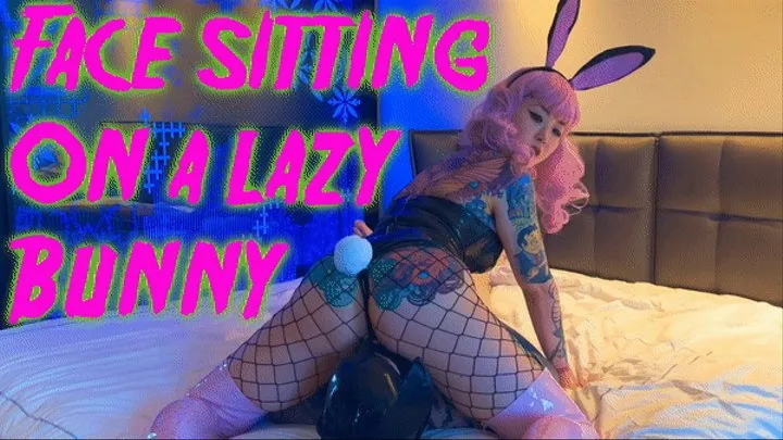 Face sitting on a lazy Bunny