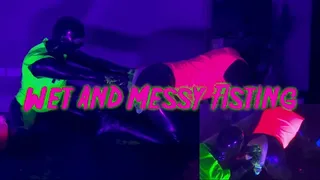 Wet and Messy UV Anal Fisting with Lady Valeska @mazmorbidfetish #fisting #anal