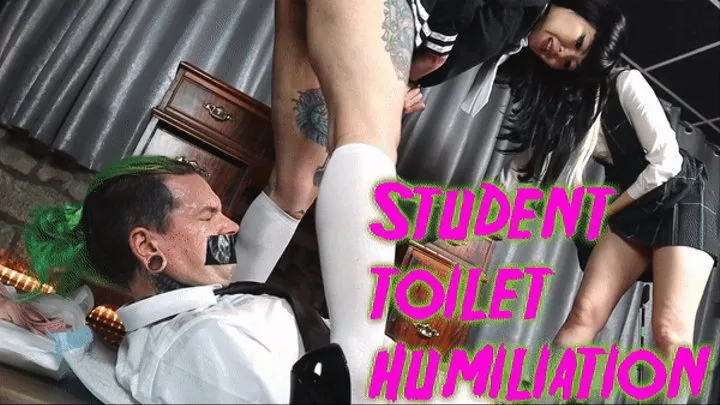 School Girl Student Toilet Humiliation @mazmorbidfetish #piss #watersports #toilettraining