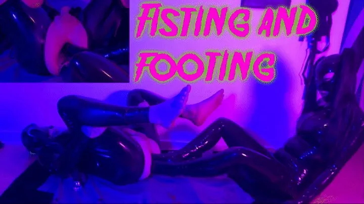 Fisting and a Footing with Patricia @mazmorbidfetish #fisting