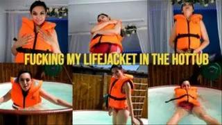 Fucking My Lifejacket In The Hottub