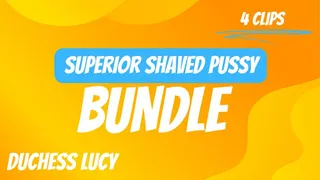 Superior Shaved Pussy Worship Bundle