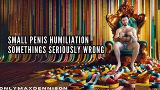 SMALL PENIS HUMILIATION SOMETHINGS SERIOUSLY WRONG